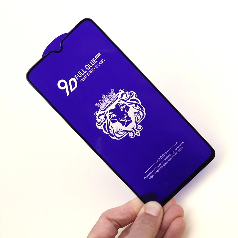 گلس تمام چسب Lion King شیائومی Xiaomi Mi A3 Lite آبی