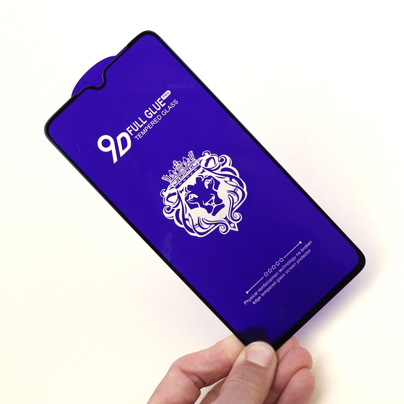 گلس تمام چسب Lion King شیائومی Xiaomi Mi A3 Lite آبی