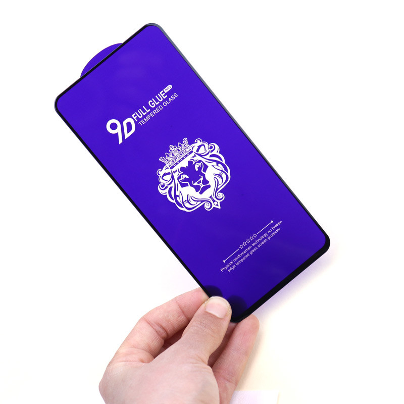 گلس تمام چسب Lion King شیائومی Xiaomi Redmi K30 آبی