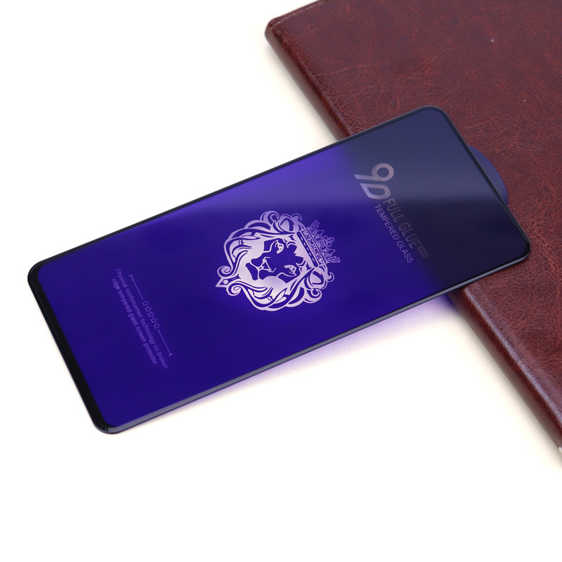 گلس تمام چسب Lion King شیائومی Xiaomi Redmi K30 آبی