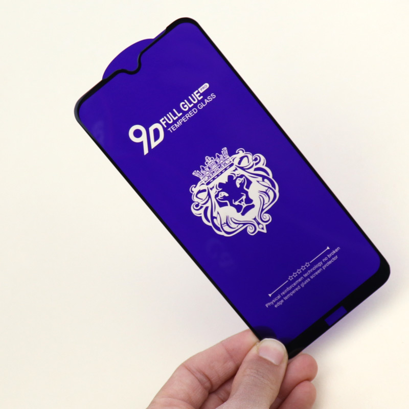 گلس تمام چسب Lion King شیائومی Xiaomi Redmi Note 8T آبی