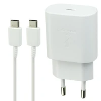 شارژر دیواری اصلی Samsung Note 10 3A 25W Type-C + کابل Type-C