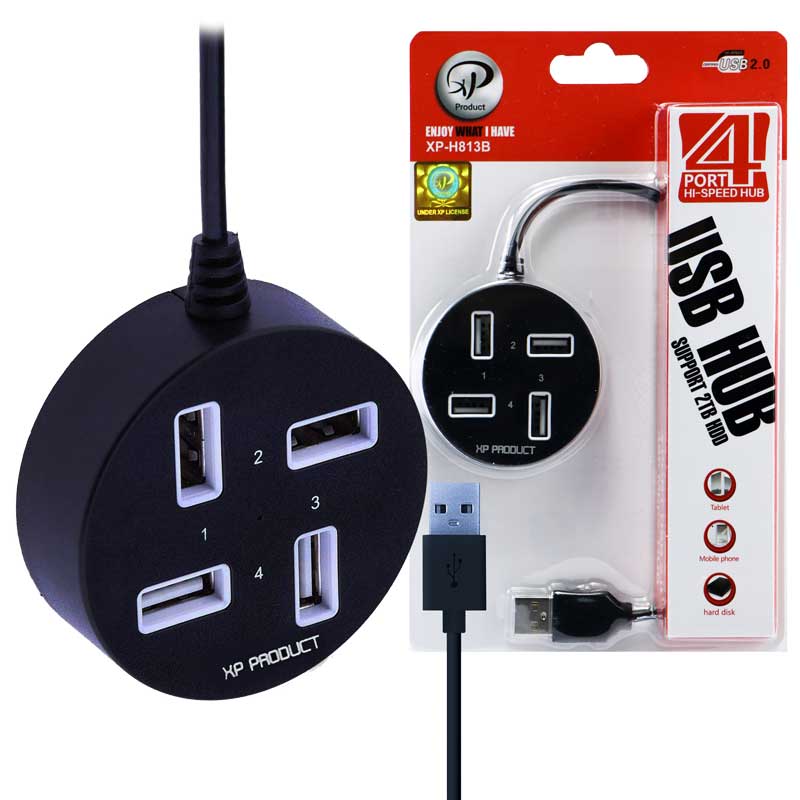 هاب 4 پورت USB2.0 ایکس پی-پروداکت XP-H813C