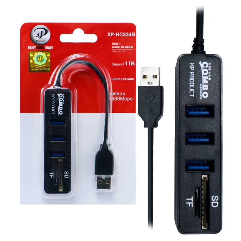 هاب 5 پورت USB2.0 ایکس پی پروداکت XP-HC834c