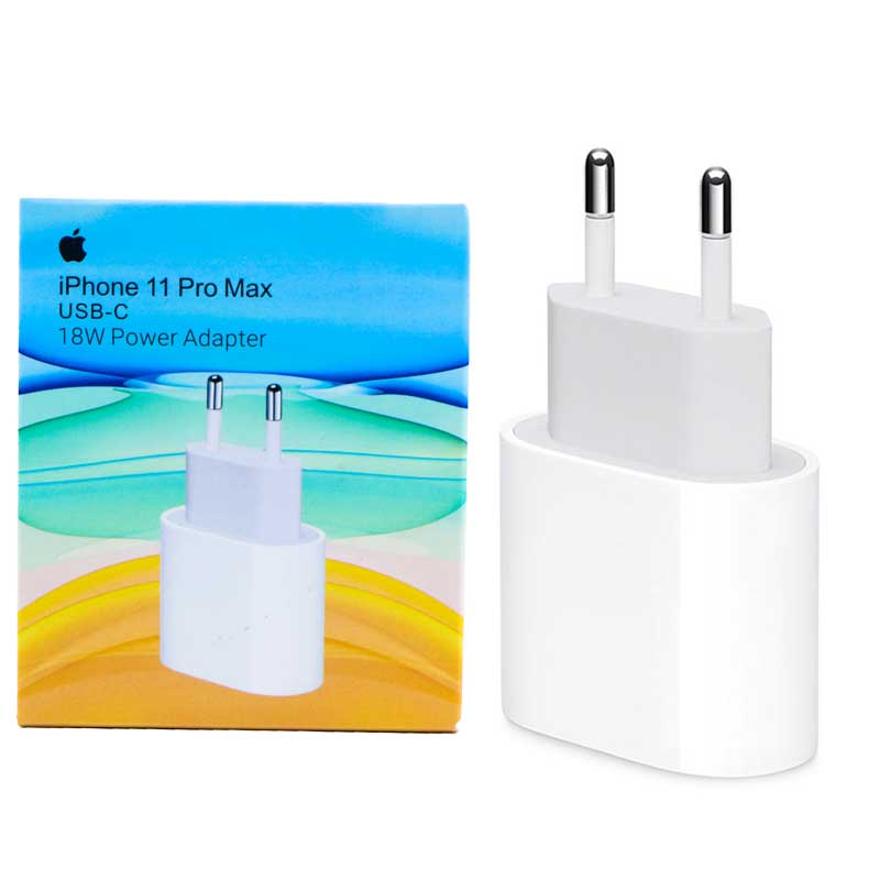 شارژر دیواری iPhone 11 Pro Max Type-C پک دار