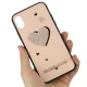 قاب رزگلد طلایی نگین دار iPhone X/XS کد2