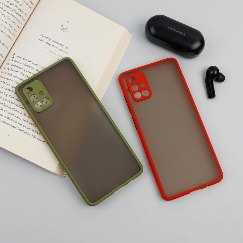 قاب PC مات محافظ لنز دار Samsung Galaxy A71