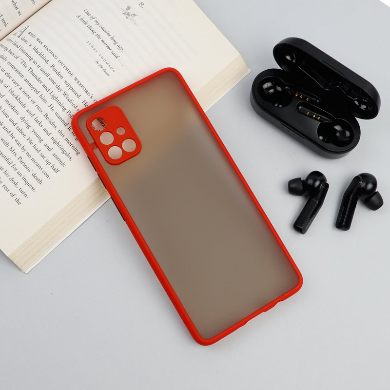 قاب PC مات محافظ لنز دار Samsung Galaxy A71