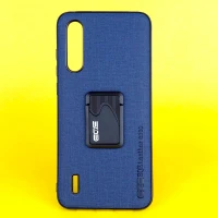 قاب چرمی هولدر دار Xiaomi Mi 9 Lite سرمه ای