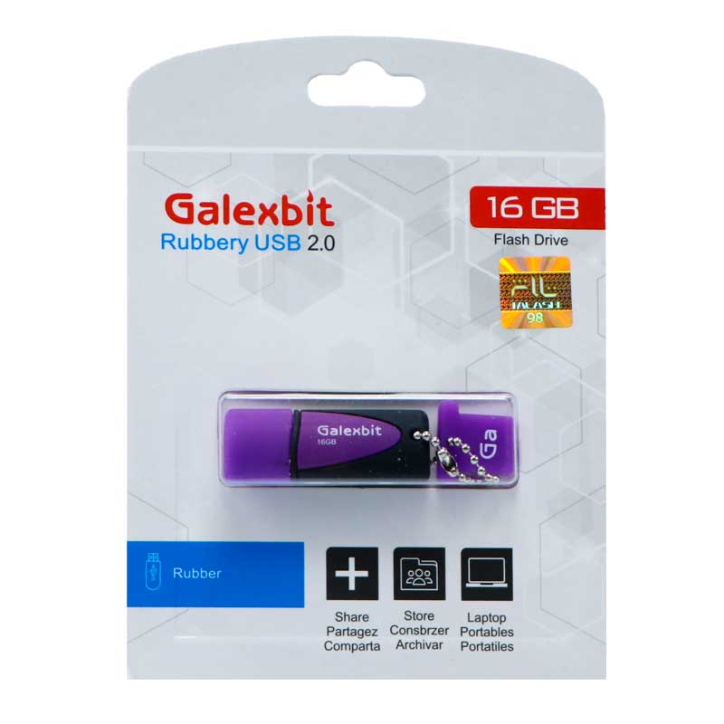 فلش ۱۶ گیگ گلکس بیت Galexbit Rubbery