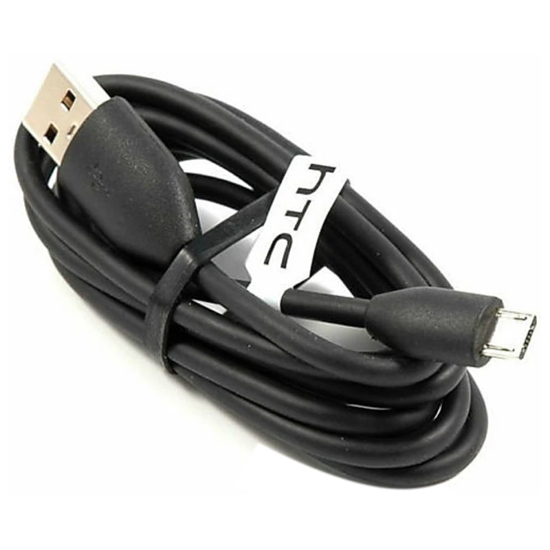 کابل میکرو یو اس بی اورجینال HTC سر جعبه