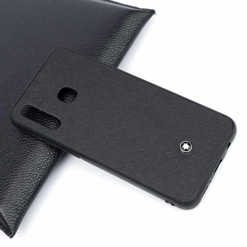 قاب چرمی Mont Blanc سامسونگ Galaxy A20 / A30 سری B مشکی