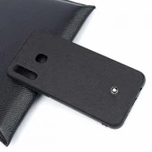 قاب چرمی Mont Blanc سامسونگ Galaxy A20 / A30 سری B مشکی