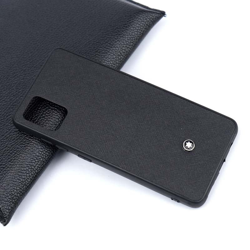 قاب چرمی Mont Blanc سامسونگ Galaxy A51 سری B مشکی