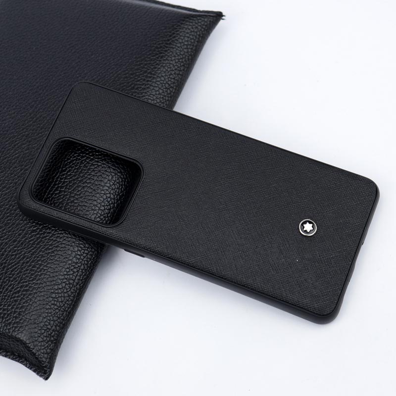 قاب چرمی Mont Blanc سامسونگ Galaxy S20 ULTRA سری B مشکی