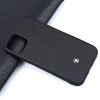 قاب چرمی Mont Blanc آیفون iPhone 11 Pro مشکی سری B