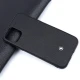 قاب چرمی Mont Blanc آیفون iPhone 11 Pro سری B مشکی