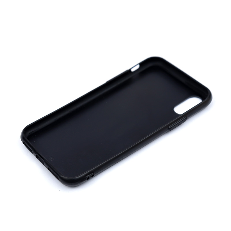 قاب چرمی Mont Blanc آیفون iPhone X/XS مشکی سری B