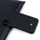قاب چرمی Mont Blanc آیفون iPhone X / XS سری B مشکی