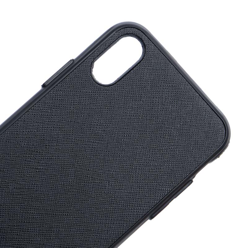قاب چرمی Mont Blanc آیفون iPhone X/XS مشکی سری B