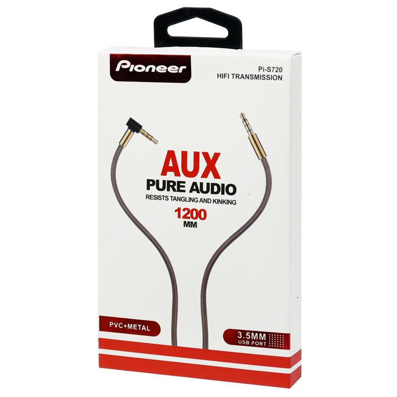 کابل فلزی Pioneer Pi-S720 AUX 1.2m یکسر L