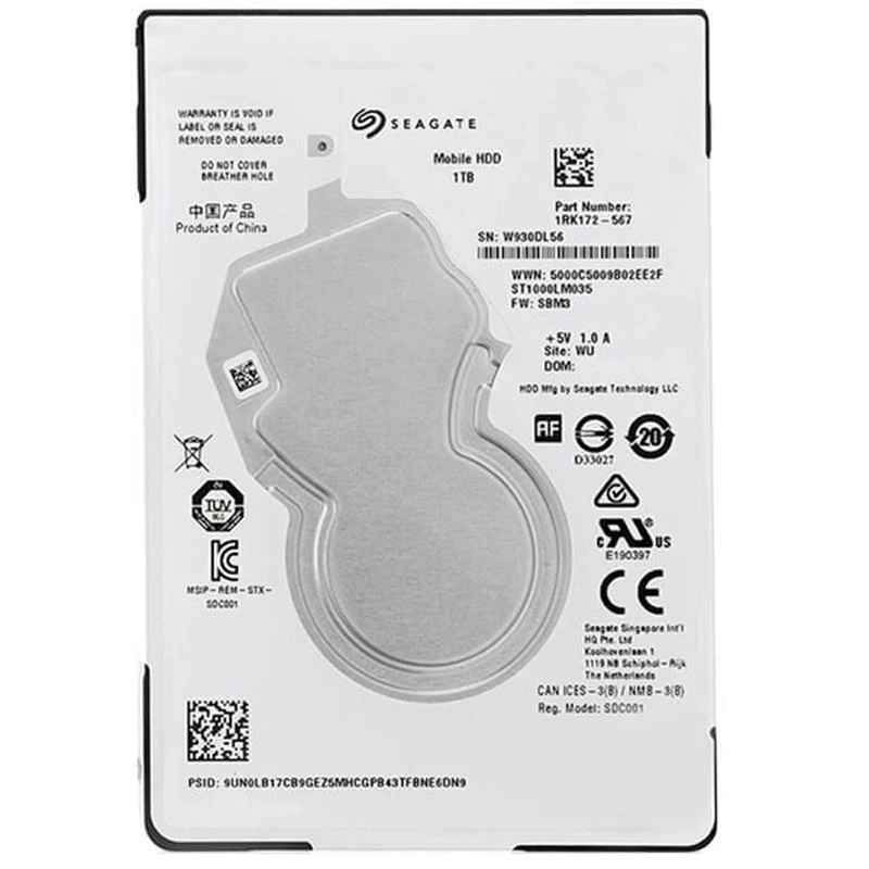هارد لپ تاپ سیگیت SEAGATE ST1000LM035 1TB