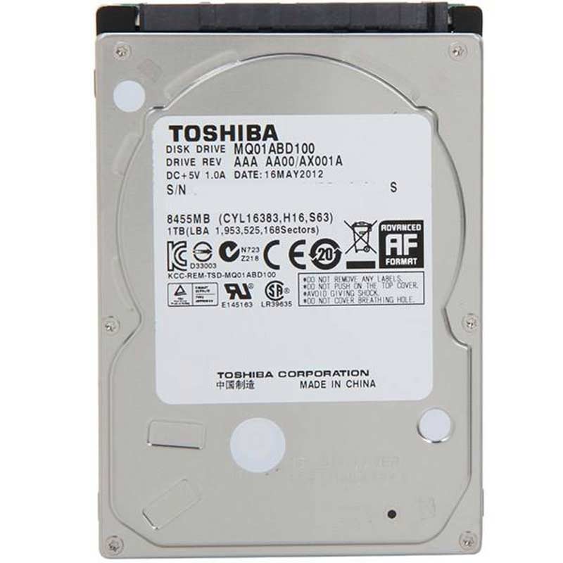 هارد لپ تاپ توشیبا TOSHIBA MQ01ABD100 1TB