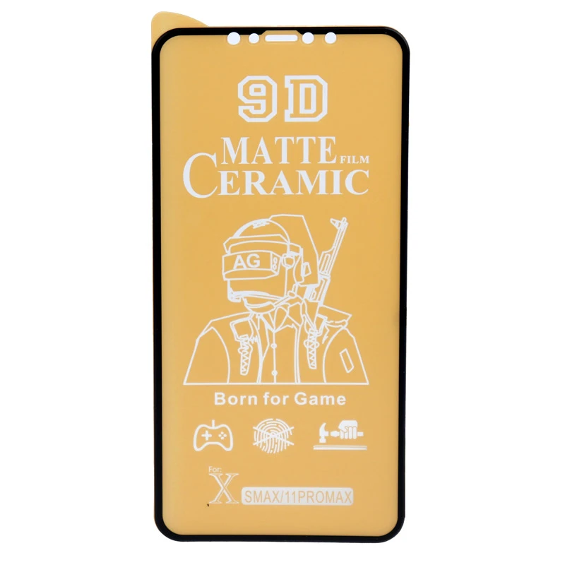 گلس سرامیکی مات iPhone 11 Pro Max/XS Maxمشکی