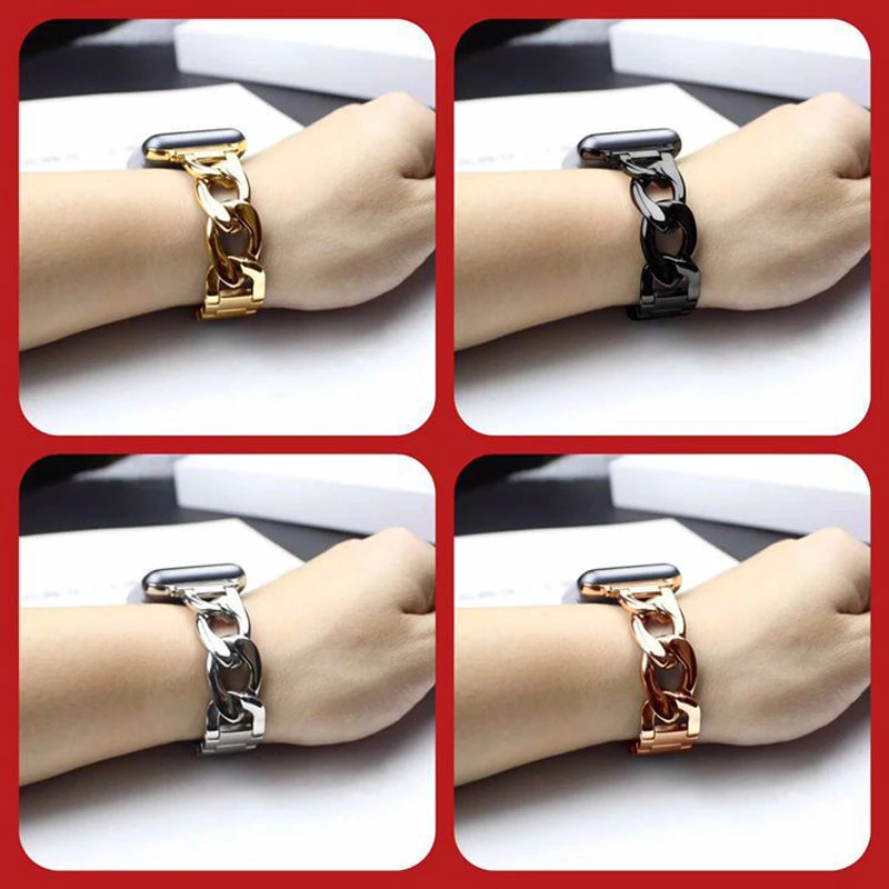بند اپل واچ کارتیر تک زنجیر 38/40mm