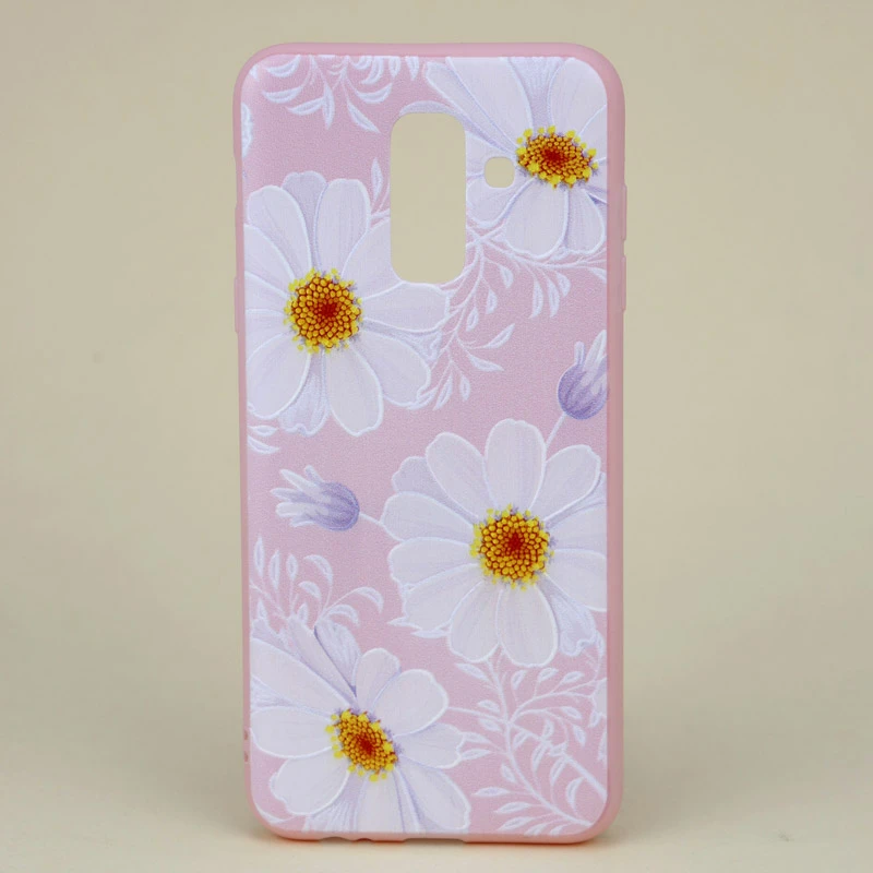 قاب طرح دار پک پلاستیکی سامسونگ A6 Plus کد4