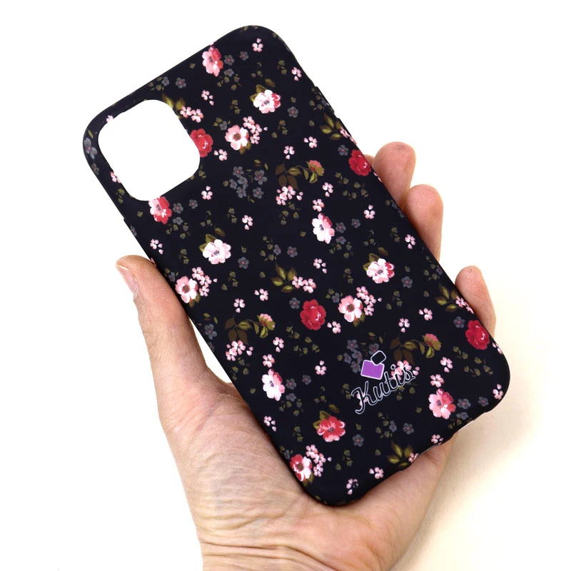 قاب گلدار KUTIS زمینه مشکی iPhone 11 Pro