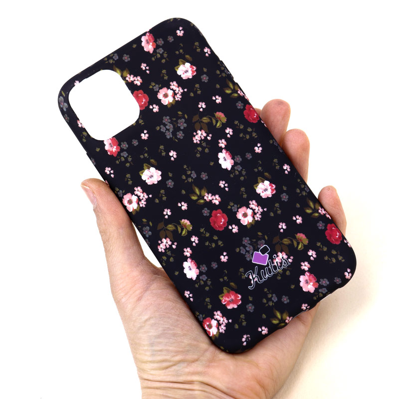 قاب گلدار KUTIS زمینه مشکی iPhone 11 Pro