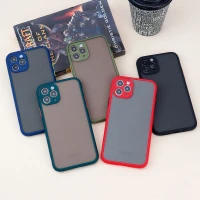 قاب PC مات محافظ لنز دار iPhone 11 Pro Max