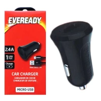 شارژر فندکی Eveready MC3 + کابل میکرو یو اس بی