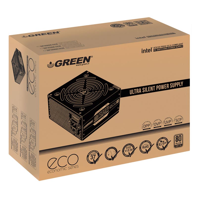 پاور 300 وات گرین Green GP300A-ECO Rev3.1