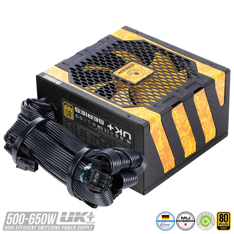 پاور گرین GREEN GP500A UK Plus Gold 500W