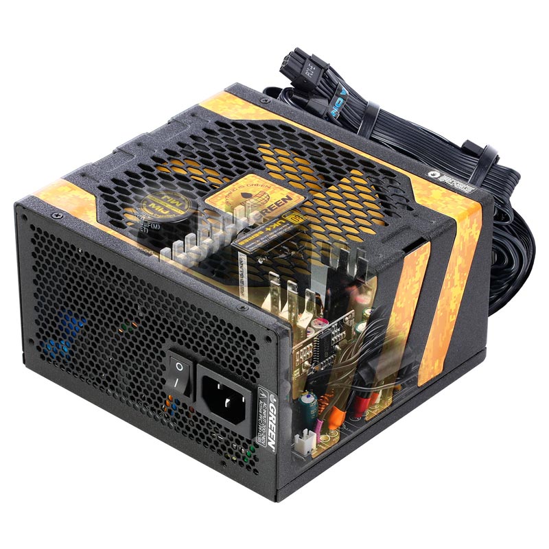 پاور 650 وات گرین Green GP650A UK Plus Gold