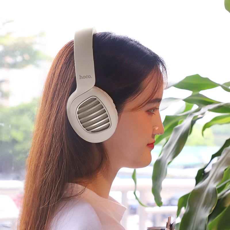 هدفون بلوتوثی و رم خور Hoco W23 Brilliant Sound (گارانتی 12 ماهه)