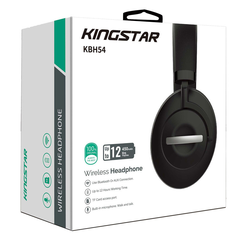 هدفون بلوتوثی و رم خور Kingstar KBH54