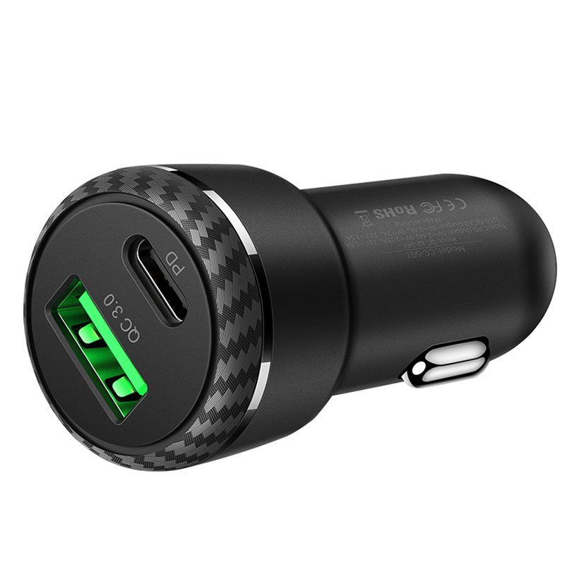 شارژر فندکی فست شارژ Mcdodo CC-5970 QC3.0 2.4A PD 38W