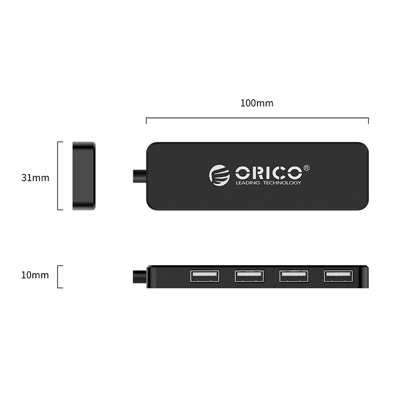 هاب 4 پورت USB 2.0 اوریکو FL01