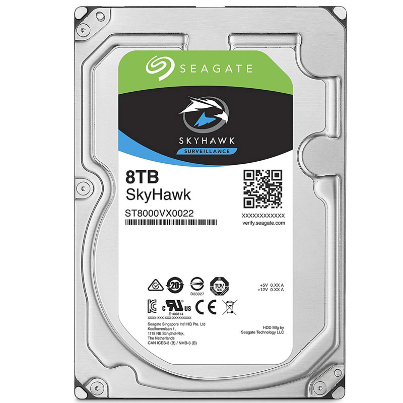 هارد اینترنال سیگیت Seagate SkyHawk Surveillance ST8000VX004 8TB SATA