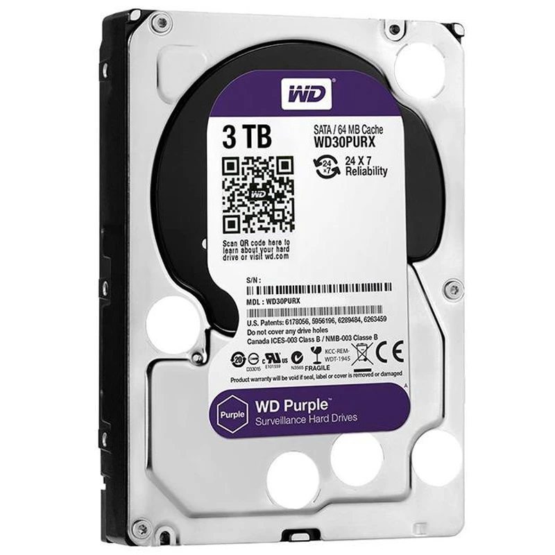 هارد اینترنال وسترن دیجیتال Western Digital Purple 3TB