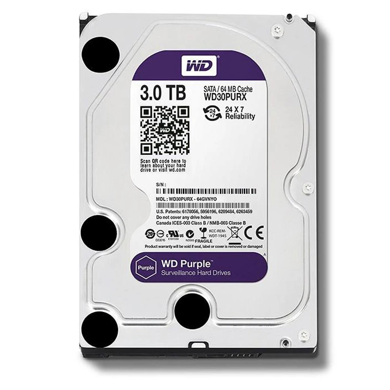 هارد اینترنال وسترن دیجیتال Western Digital Purple 3TB