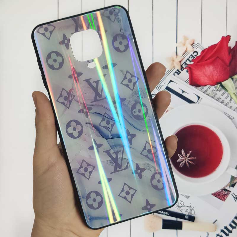 قاب لیزری پشت گلسی LV شیائومی Redmi Note 9S / Note 9 Pro