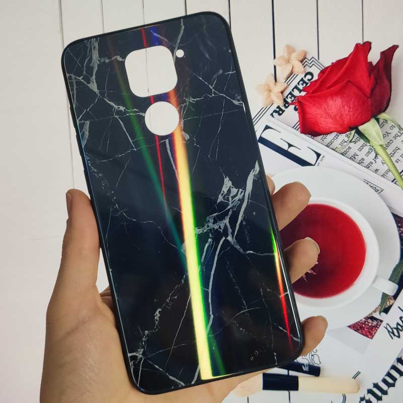 قاب لیزری پشت گلسی سنگی شیائومی Redmi Note 9