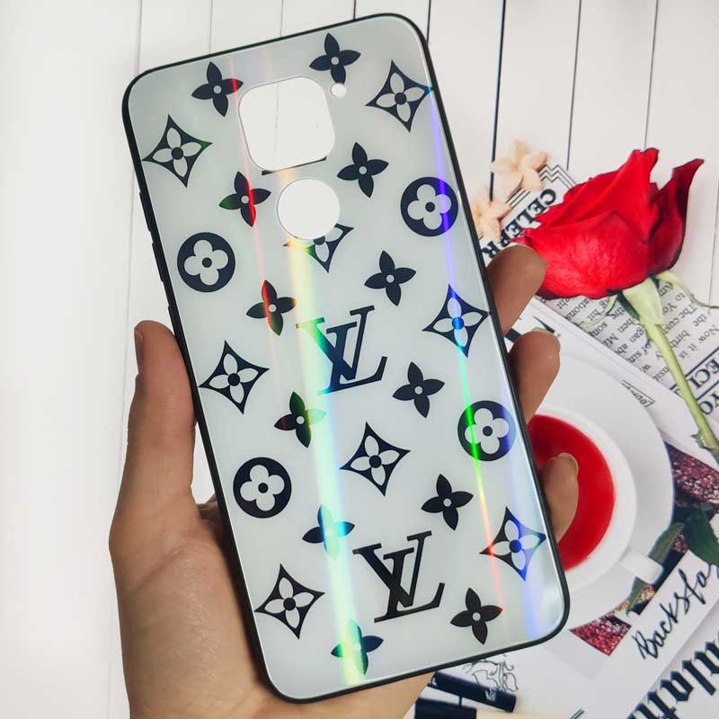 قاب لیزری پشت گلسی LV شیائومی Redmi Note 9