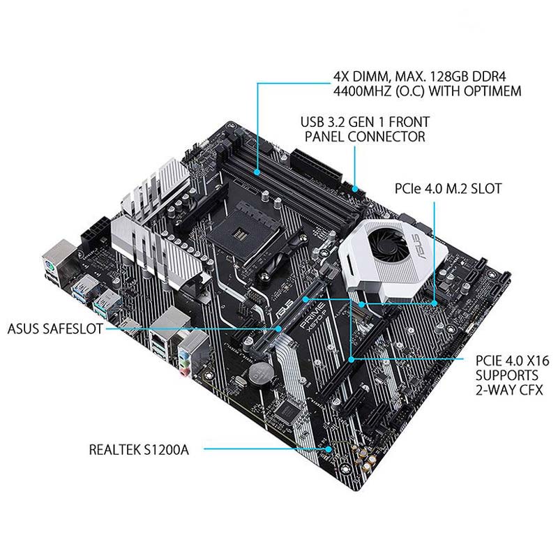 مادربرد ایسوس PRIME X570-P DDR4