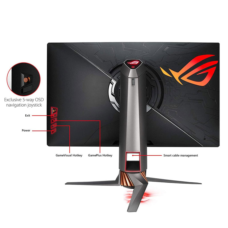 مانیتور گیمینگ ایسوس ROG PG27UQ سایز 27 اینچ