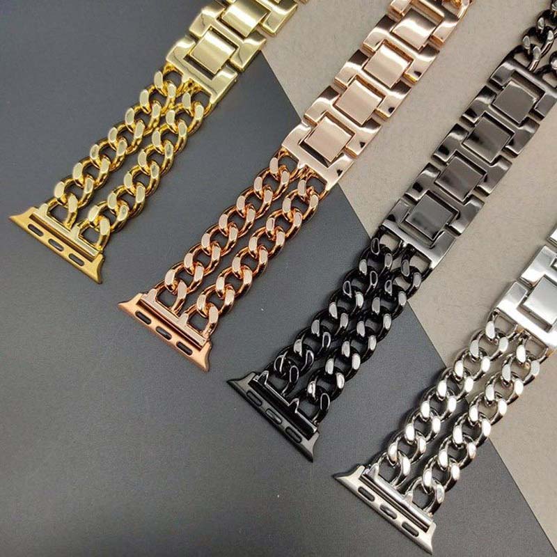 بند اپل واچ کارتیر دو زنجیر 42/44mm